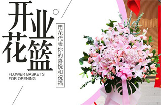 湖南长沙望城区黄金园街道花篮配送